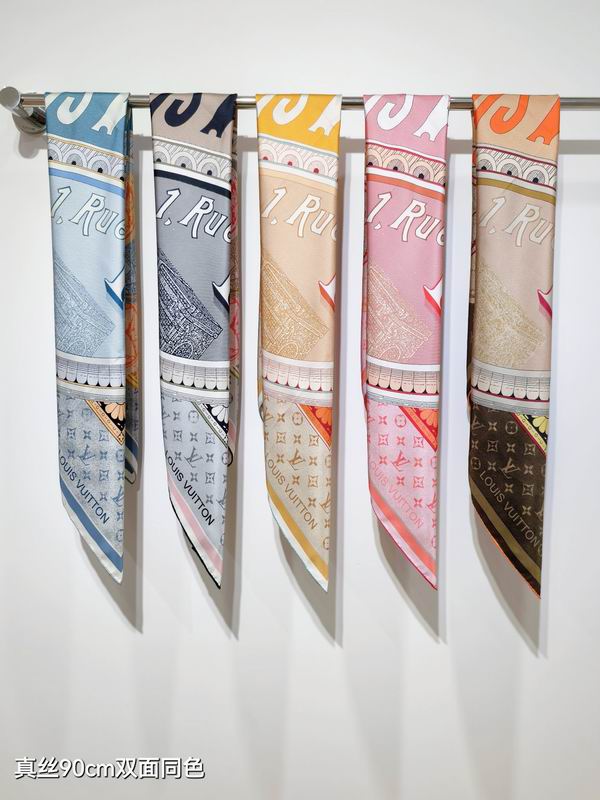 LV silk scarf 90X90cm E0508195